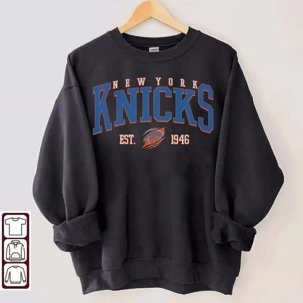 New York Basketball Sweatshirt, Knicks Sweatshirt 05